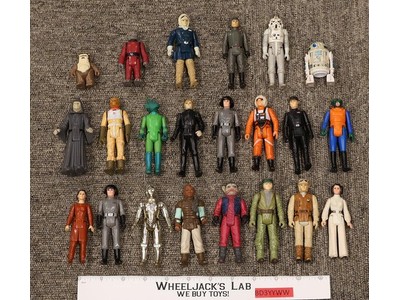 Lot of 22 (#6) Star Wars 1970s-1980s Kenner Assorted Vintage Action Figures