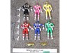 Lot of 6 Auto Morphin Power Rangers 1990s Bandai Action Figures W/ Accessories