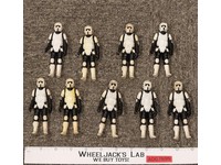 Lot of 9 Star Wars Biker Scouts 1970s-1980s Kenner Vintage Action Figures