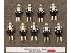 Lot of 9 Star Wars Biker Scouts 1970s-1980s Kenner Vintage Action Figures