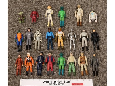 Lot of 22 (#5) Star Wars 1970s-1980s Kenner Vintage Action Figures