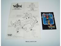 Voltron Red Lion Defender Of The Universe Panosh Place Instructions 1984