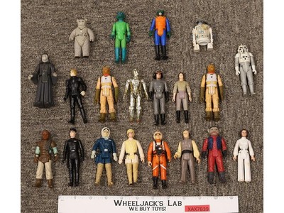 Lot of 20 (#7) Star Wars 1970s-1980s Kenner Vintage Action Figures