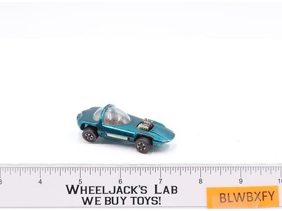 Silhouette Aqua Hot Wheels 1967 1968 Mattel Vintage Redline RL