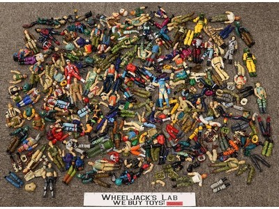 Lot of 114 GI Joe Action Figures Hasbro 1980s - 1990s Vintage BROKEN
