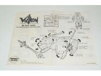 Instructions Vintage Panosh Place Voltron 1984 Gift Set Action Figure