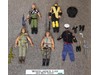 Lot of 4 GI Joe 1990s Hasbro 12" Action Figures and Accessories