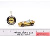 Silhouette Gold Hot Wheels 1967 1968 Mattel USA Vintage Redline RL w/ Button NM