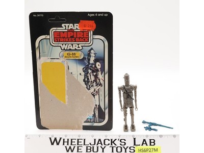 IG-88 100% Complete 32 Back-A Star Wars ESB 1980 Kenner Action Figure NO REPRO