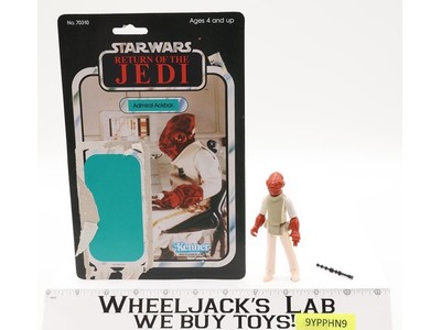Admiral Ackbar 100% Complete 65 Back-A Taiwan Star Wars ROTJ 1983 Kenner Figure