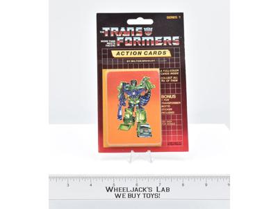 Devastator Sealed Pack Card #115 Transformers Trading Action Cards 1985 G1