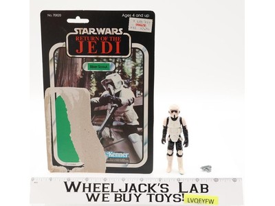 Biker Scout 100% Complete 65 Back-A ROTJ Star Wars Kenner 1983 NO REPRO