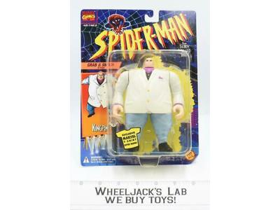 Spider-Man Grab and Smash Kingpin Animated Series Marvel MISB 1994 Toybiz