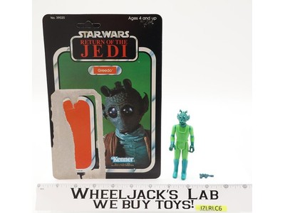 Greedo 100% Complete 79 Back-A Star Wars 1983 PBP Action Figure NO REPRO