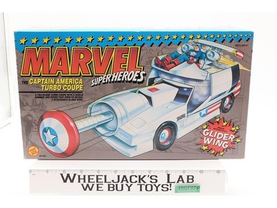 Captain America Turbo Coupe Marvel Super Heroes 1990 ToyBiz Vehicle NEW SEALED