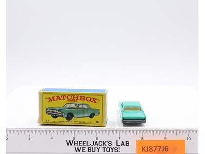 Lincoln Continental No. 31 Original Box Lesney Matchbox 1960's England