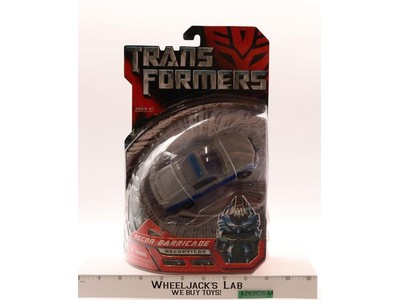 Recon Barricade Deluxe Class Transformers Movie 2007 Hasbro Figure NEW SEALED