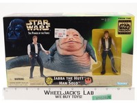 Jabba the Hutt & Han Solo Star Wars POTF 1997 Kenner Figure Set NEW SEALED