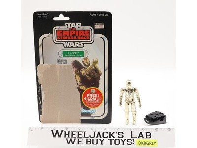 C-3PO Removeable Limbs Complete 47 Back-A Star Wars ESB 1982 Kenner NO REPRO