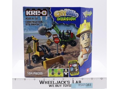 Construction Site Smash Kre-O Cityville Invasion 2013 Hasbro NEW SEALED