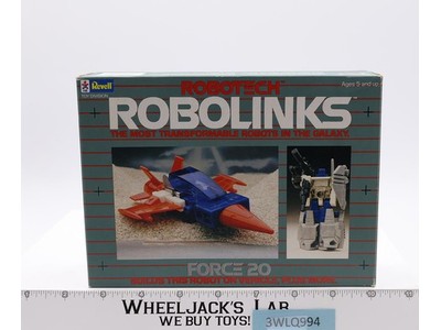 Force 20 Fighter Jet 100% Complete Robolinks Robotech 1985 Revell Action Figure