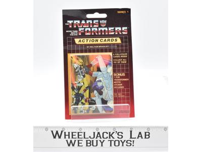 Mirage Prowl Sealed Pack Card #143 Transformers Trading Action Cards 1985 G1