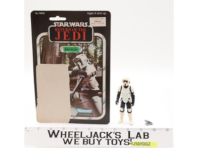 Biker Scout 100% Complete 65 Back-A ROTJ Star Wars Kenner 1983 NO REPRO