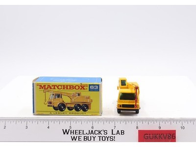 Dodge Crane Truck 63 Lesney Matchbox Series 1960s Made In England Original Box