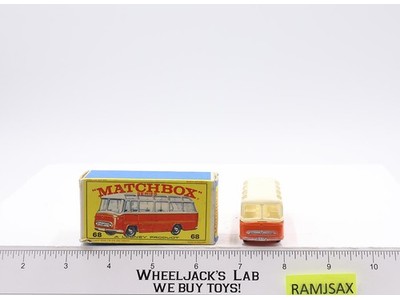 Mercedes Coach No. 68 Original Box Lesney Matchbox 1960's England