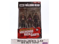 Michonne Rick & Daryl Heroes 3 Pack The Walking Dead AMC 2017 McFarlane NEW MIB