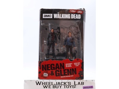 Negan & Glenn The Walking Dead AMC 2017 McFarlane Toys Action Figures NEW MIB