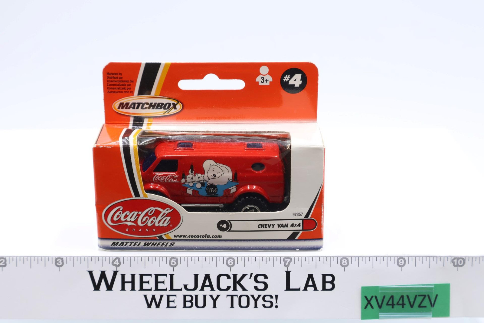 Chevy Van 4X4 2000 Matchbox Coca-Cola #92357 Red NEW MISB