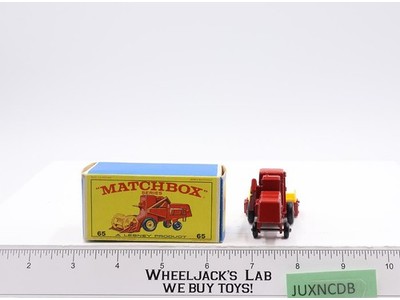 Claas Combine Harvester No. 65 Lesney Matchbox Series 1960's Original Box