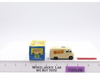 TV Service Van No. 62 Lesney Matchbox Series 1960's Made In England Original Box