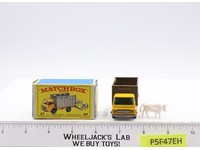 Cattle Truck No. 37 Lesney Matchbox Series Yellow Cab 1960's Made In England