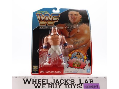 British Bulldog WWF Wrestling 1991 Hasbro Vintage Action Figure NEW SEALED
