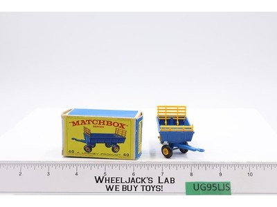 Hay Trailer No. 40 Lesney Matchbox Series 1960's Made In England Original Box
