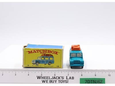 Safari Land Rover Matchbox Series No. 12 W/ Original Box Lesney 1960's England