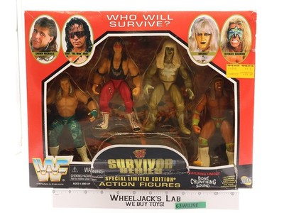 Survivor Series WWF Special Limited Edition 4-Pack 1996 Jakks Wrestling Set NEW