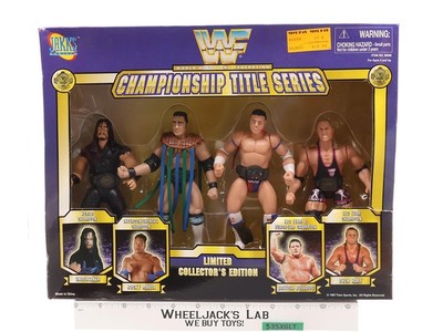 Championship Title Series WWF 1997 Jakks Pacific Action Figure Set NEW MIB