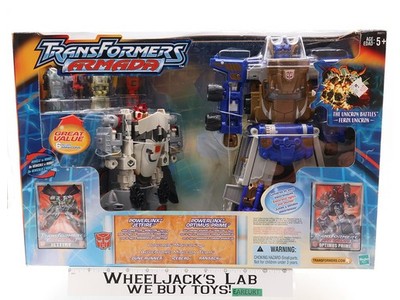 Powerlinx Thrust & Optimus Prime Transformers Armada 2003 Hasbro NEW SEALED
