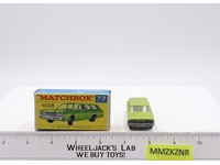1968 Mercury Wagon w/Dogs Matchbox Series 55 or 73 LIME GREEN Lesney England
