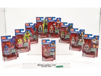 Lot of 9 Mega Construx Figures Masters of the Universe 2019 Mattel NEW SEALED