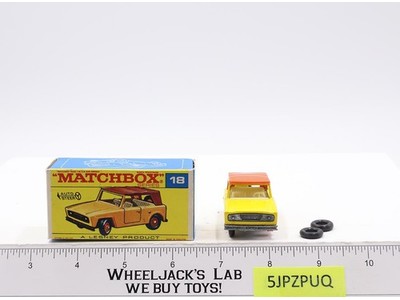 Field Car No. 18 Lesney Matchbox Series Auto Steer 1960's Made In England