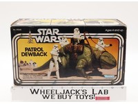 Patrol Dewback 100% Complete W/Box Star Wars 1983 Kenner Action Figure Vehicle