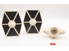 White Imperial Tie Fighter 100% Complete Star Wars 1978 Kenner Vehicle