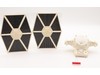 White Imperial Tie Fighter 100% Complete Star Wars 1978 Kenner Vehicle