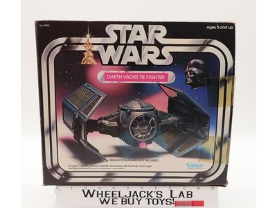Darth Vader Tie Fighter 100% Complete W/ Box Star Wars 1978 Kenner Vehicle
