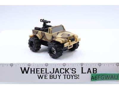 Tinco Peachtree STOMPER Battle Ready Armed Jeep TAN 1990s Vtg Not Working