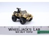 Tinco Peachtree STOMPER Battle Ready Armed Jeep TAN 1990s Vtg Not Working
